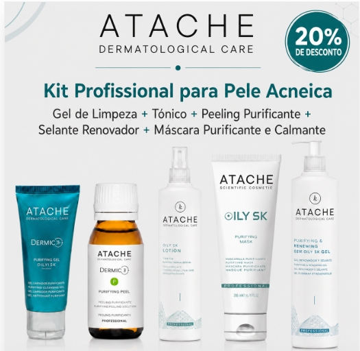 Kit Profissional para Pele Acneica — ATACHE