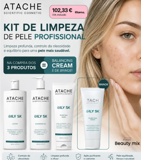 KIT PROFESIONAL DE  LIMPEZA  DE PELE /  ACNE E OLEOSIDADE