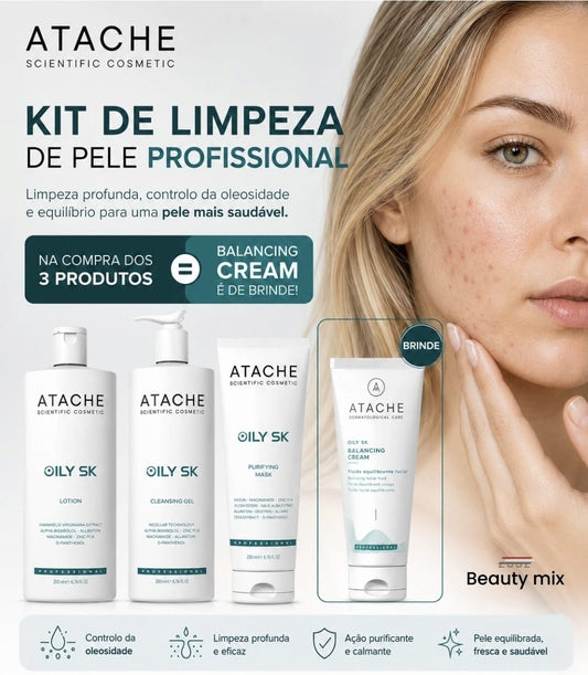 KIT PROFESIONAL DE  LIMPEZA  DE PELE /  ACNE E OLEOSIDADE
