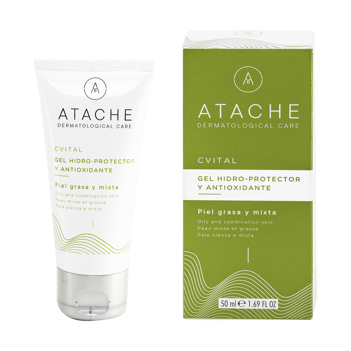 Atache CVital Gel Hidro-Protector Antioxidante Pele Oleosa - frasco