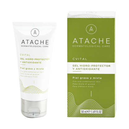 Atache CVital Gel Hidro-Protector Antioxidante Pele Oleosa - frasco
