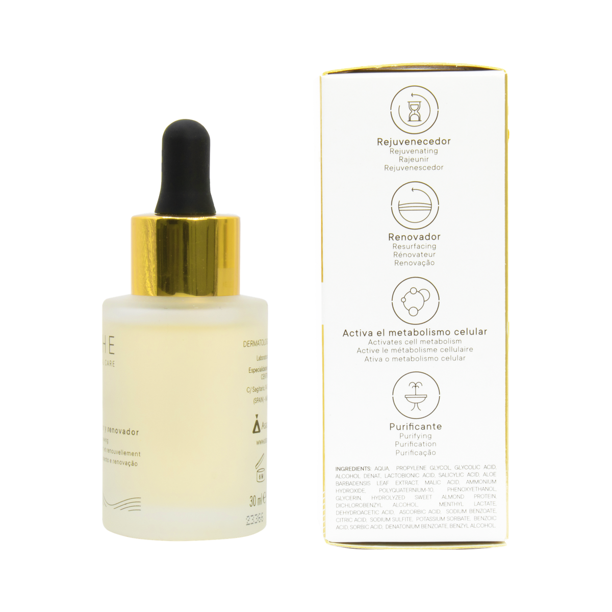 Atache Excellence Glycolic Serum 30ml - lateral